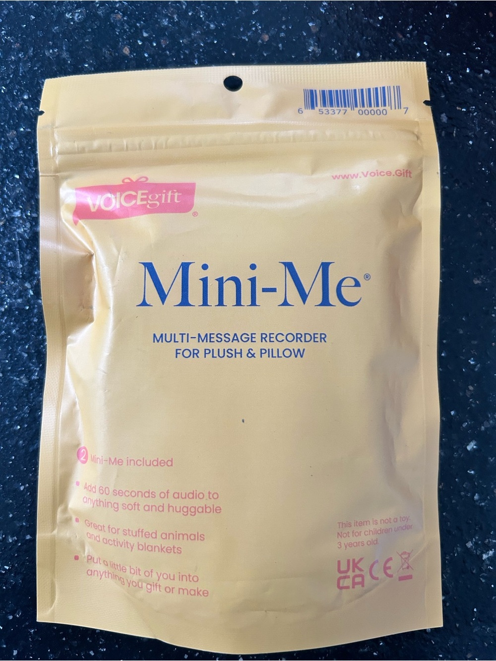 Mini-Me Multi-Message Recorder - Yellow